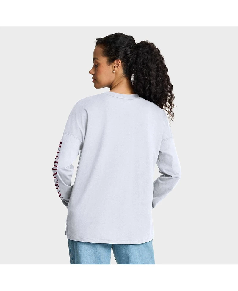 Fanatics Women's White Washington Commanders Hometown Legacy Long Sleeve T-Shirt