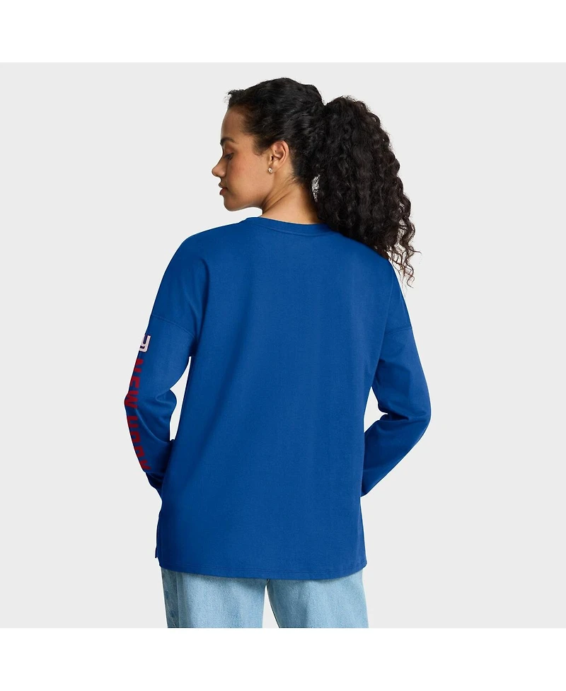 Fanatics Women's Royal New York Giants Hometown Legacy Long Sleeve T-Shirt