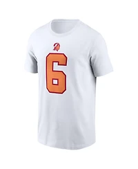 Nike Men's Baker Mayfield White '76 Tampa Bay Buccaneers 50th Season Name Number T-Shirt