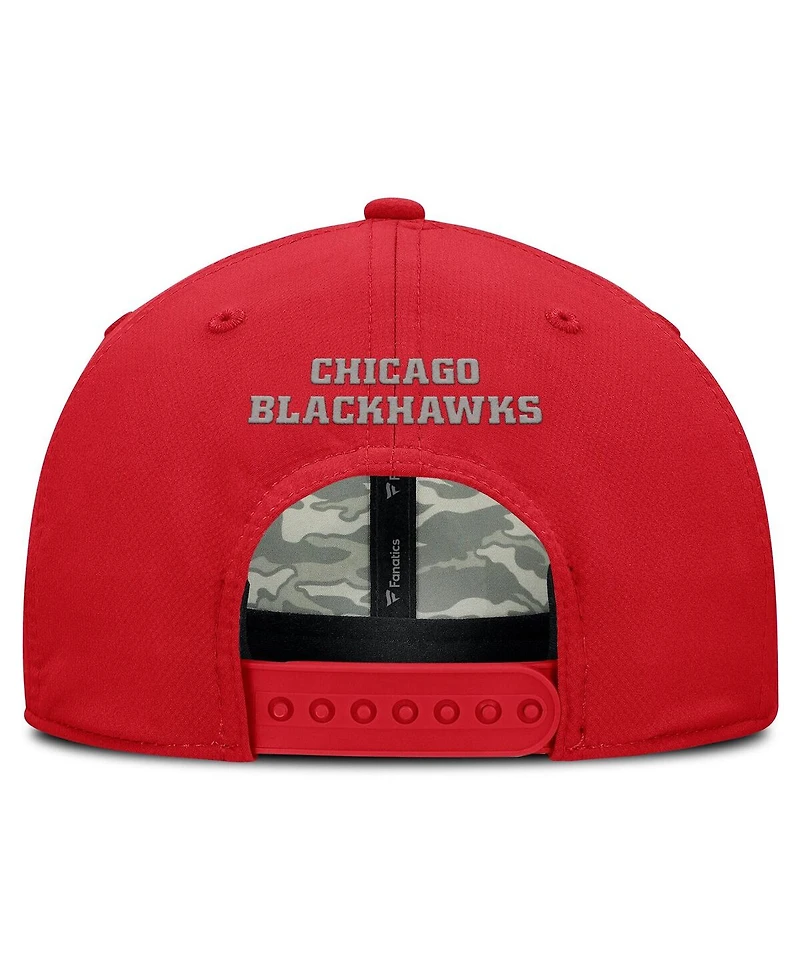 Fanatics Men's Red Chicago Blackhawks Homage Adjustable Hat
