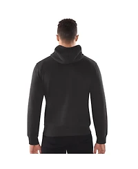 Starter Men's Black Detroit Lions Distressed Classic Full-Zip Hoodie