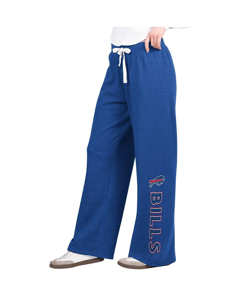 G-iii 4Her by Carl Banks Women's Royal Buffalo Bills Field Wide Leg Sweatpants