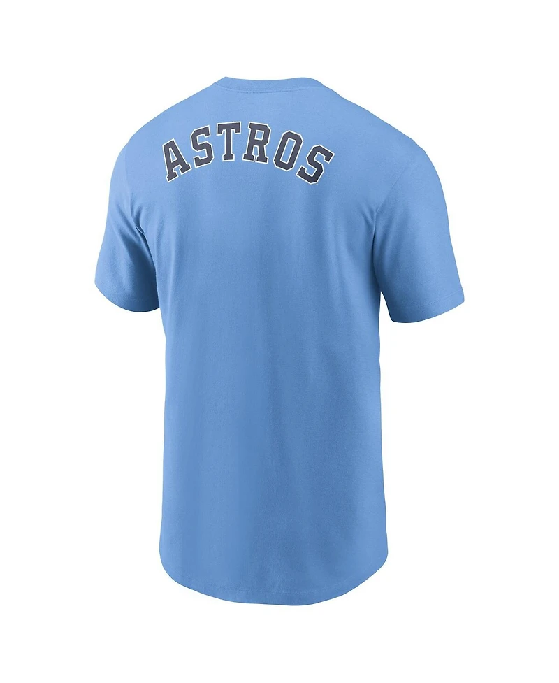 Nike Men's Light Blue Houston Astros Record Shattered T-Shirt