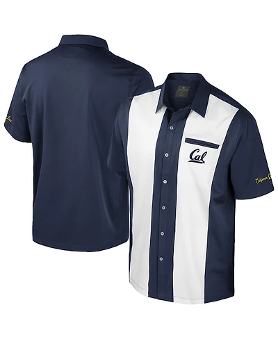 Colosseum Men's Navy Cal Bears Strike Bowling Button-Up Shirt