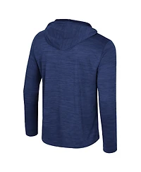 Colosseum Men's Navy Illinois Fighting Illini Always Sunny Lightweight Quarter-Zip Hoodie