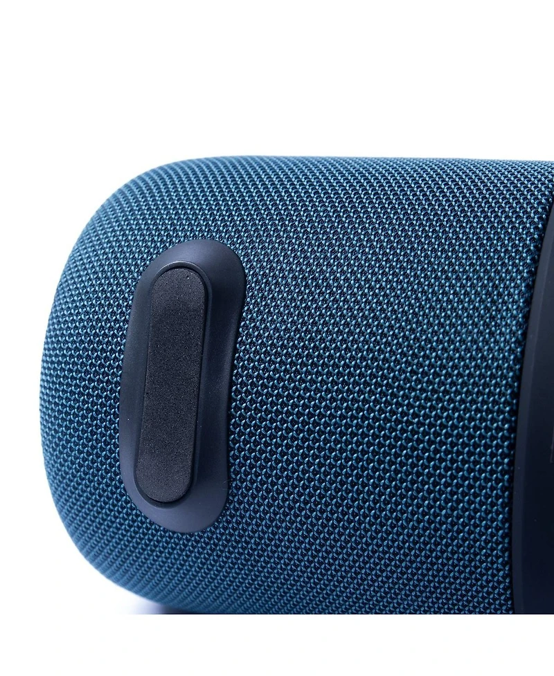 RadioShack 14W Bluetooth Water Resistant Portable Speaker with Fm Radio With Lights 4001768 Blue