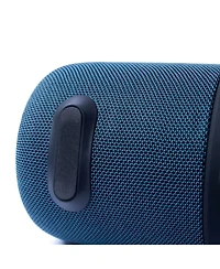 RadioShack 14W Bluetooth Water Resistant Portable Speaker with Fm Radio With Lights 4001768 Blue