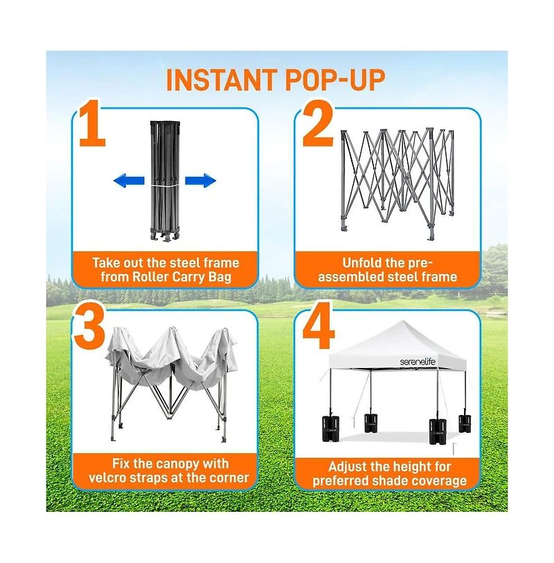 Pop Up Canopy Tent 10x10