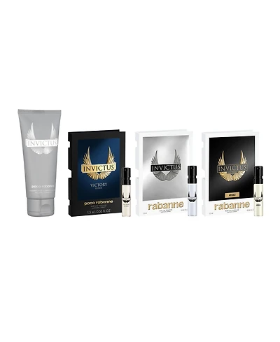 Free 4-Pc. Gift with your $120 Rabanne Invictus Men's Fragrance and/or Body Collection Purchase, $47 value