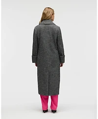 Nvlt Women's Retro Bold Chevron Oversized Coat