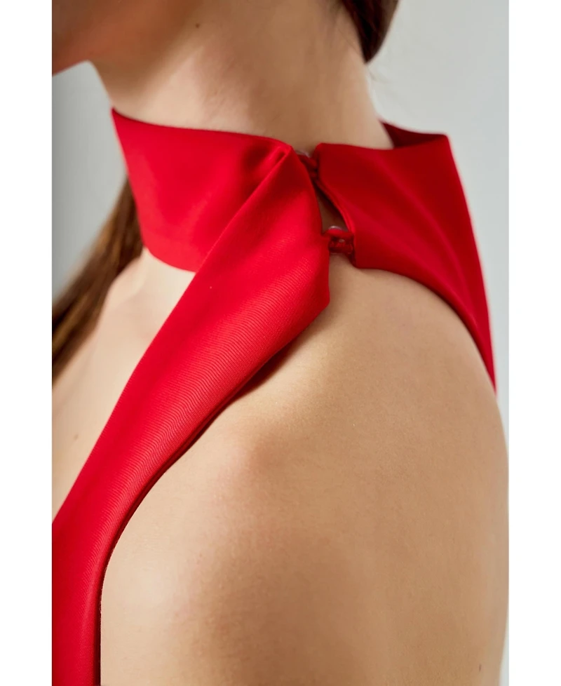 endless rose Women's A-Line Choker Tie Top