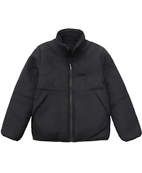 Rokka&Rolla Little and Big Boys' Reversible Lightweight Fleece Jacket