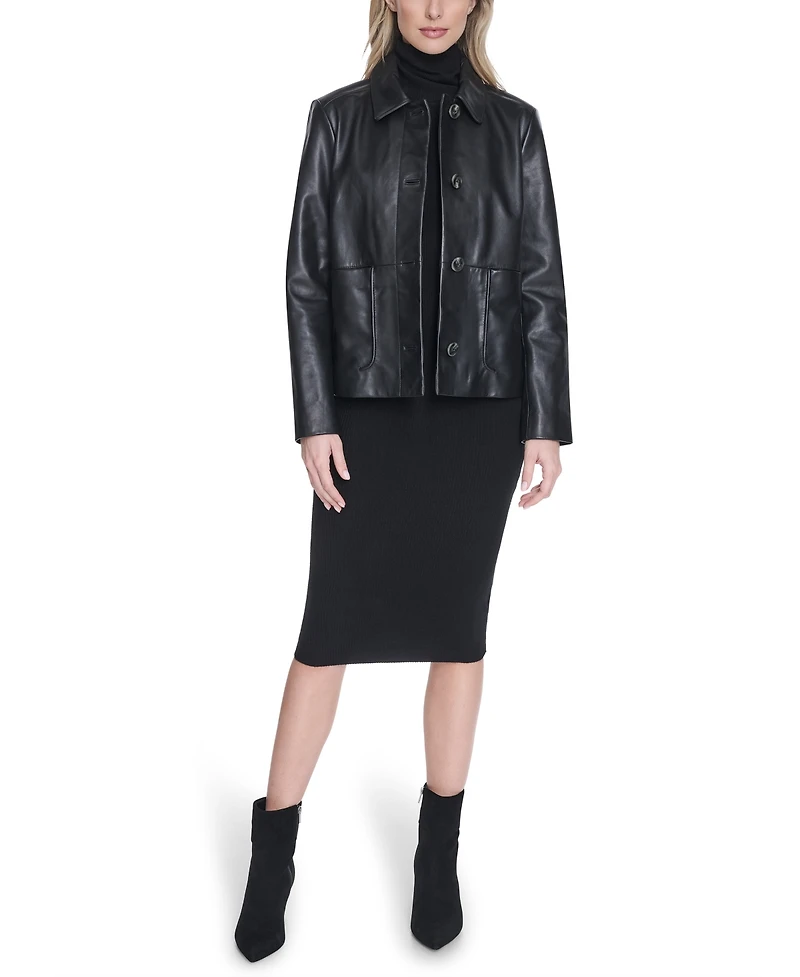Cole Haan Women's Button Front Jacket