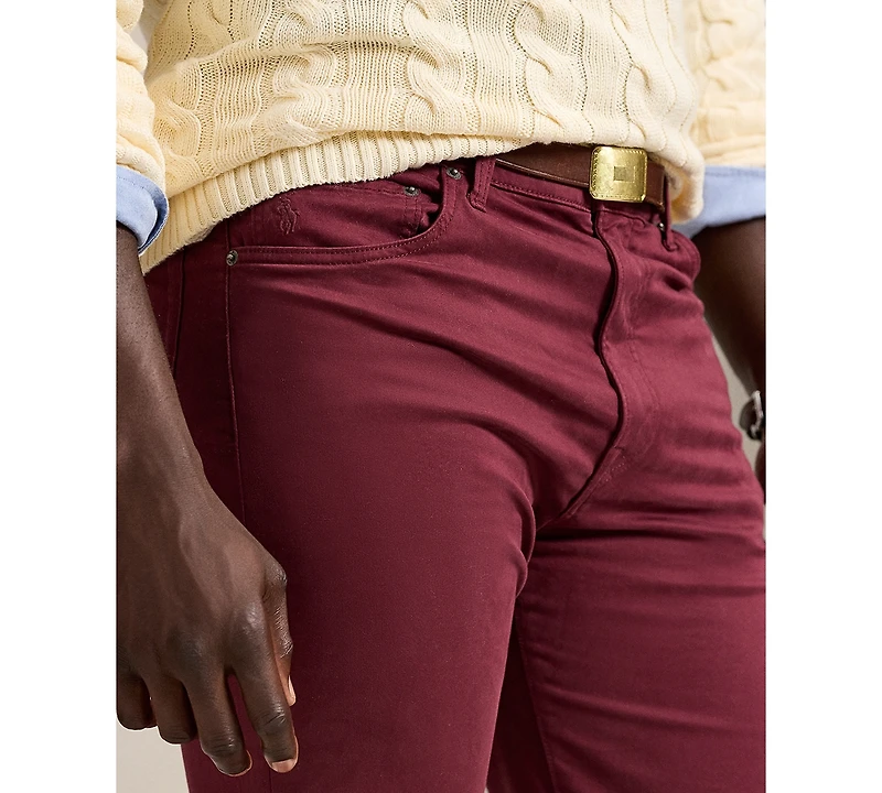 Polo Ralph Lauren Men's Big & Tall Varick Slim Straight Stretch Sateen Pants