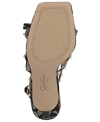 Jessica Simpson Women's Loelva Strappy Studded Dress Sandals