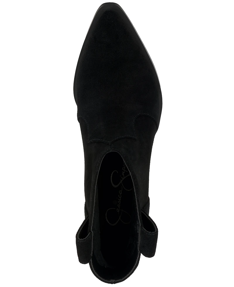 Jessica Simpson Women's Zadie Pull-On Western Booties