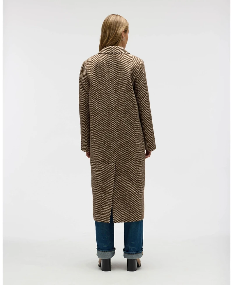 Nvlt Women's Chevron Long Coat