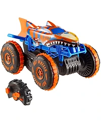Hot Wheels Monster Trucks Tiger Shark Climber Rc Vehicle Toy