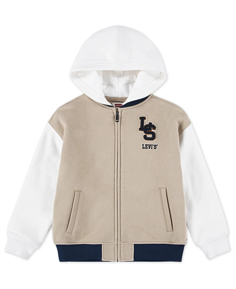 Levi's Boys 2T-4T Varsity Bomber Full Zip Jacket