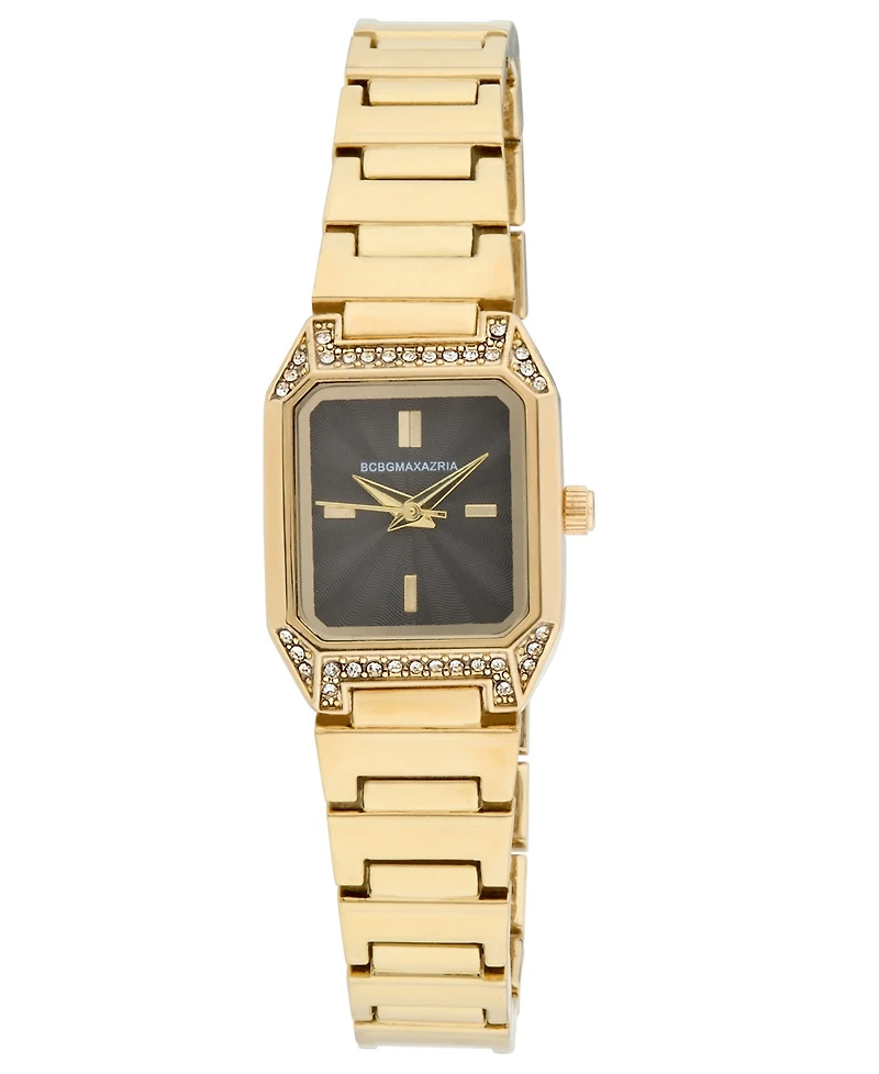 Bcbgmaxazria Women's Livia Gold-Tone Stainless Steel Bracelet Watch, 22mm