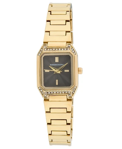 Bcbgmaxazria Women's Livia Gold-Tone Stainless Steel Bracelet Watch, 22mm