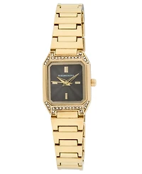 Bcbgmaxazria Women's Livia Gold-Tone Stainless Steel Bracelet Watch, 22mm