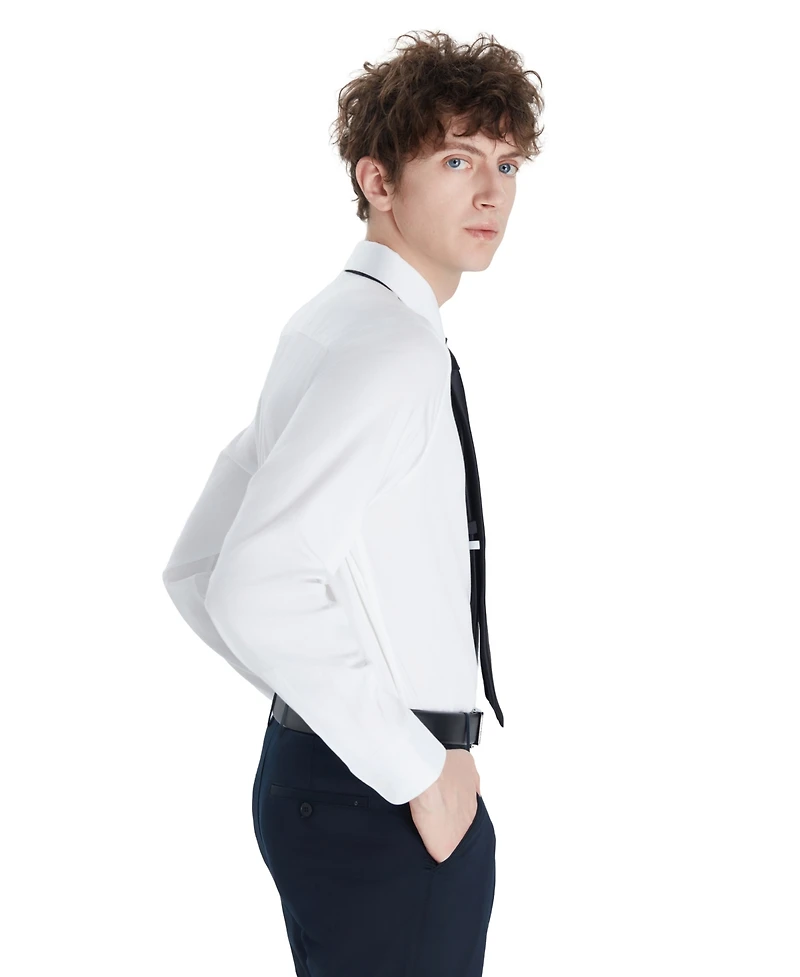 Bar Iii Men's Sateen Solid Dress Shirt, Macy's Exclusive