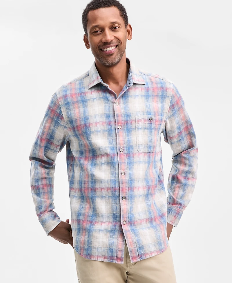 Tommy Bahama Men's Palo Alto Plaid Long-Sleeve Shirt