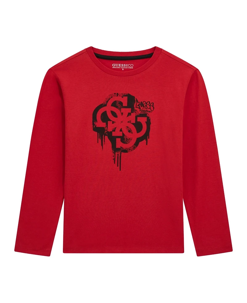 Guess Boys 8-18 Long-Sleeve Logo T-Shirt
