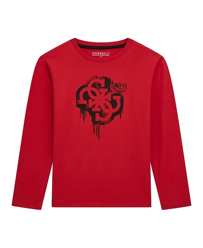 Guess Boys 8-18 Long-Sleeve Logo T-Shirt