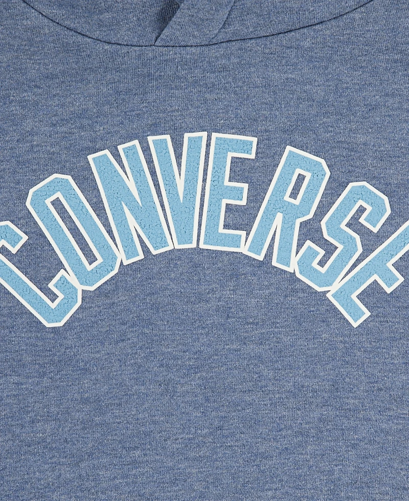 Converse Big Boys Heritage Blocked Pull On Hoodie