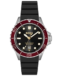 Hugo Boss Men's Troper Sport Quartz Basic Calendar Silicone Watch