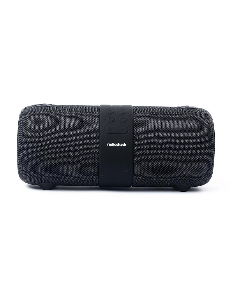 RadioShack 14W Bluetooth Water Resistant Portable Speaker with Fm Radio With Lights 4001763 Black