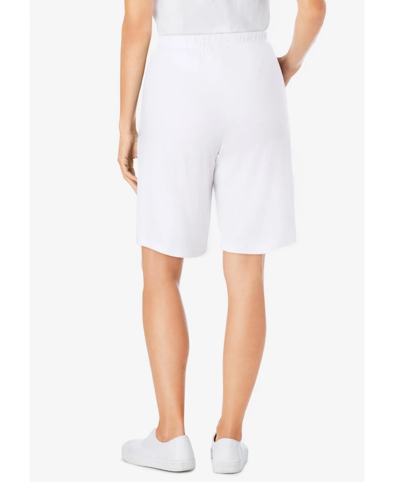 Woman Within Plus 7-Day Knit Short