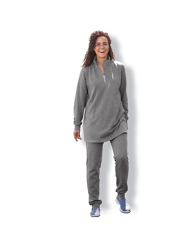 Woman Within Plus Size Within 2-Piece Fleece Sweatshirt Set