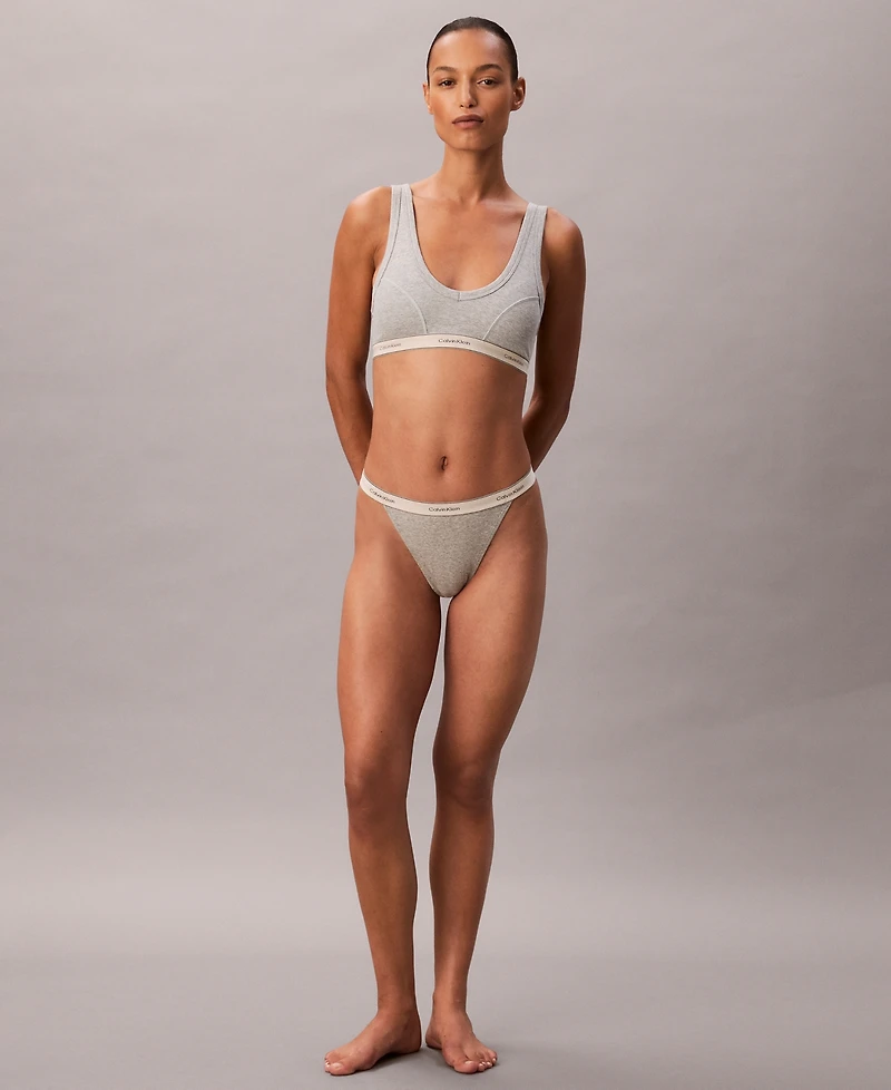 Calvin Klein Women's Heritage Cotton Lightly Lined Bralette QF8594
