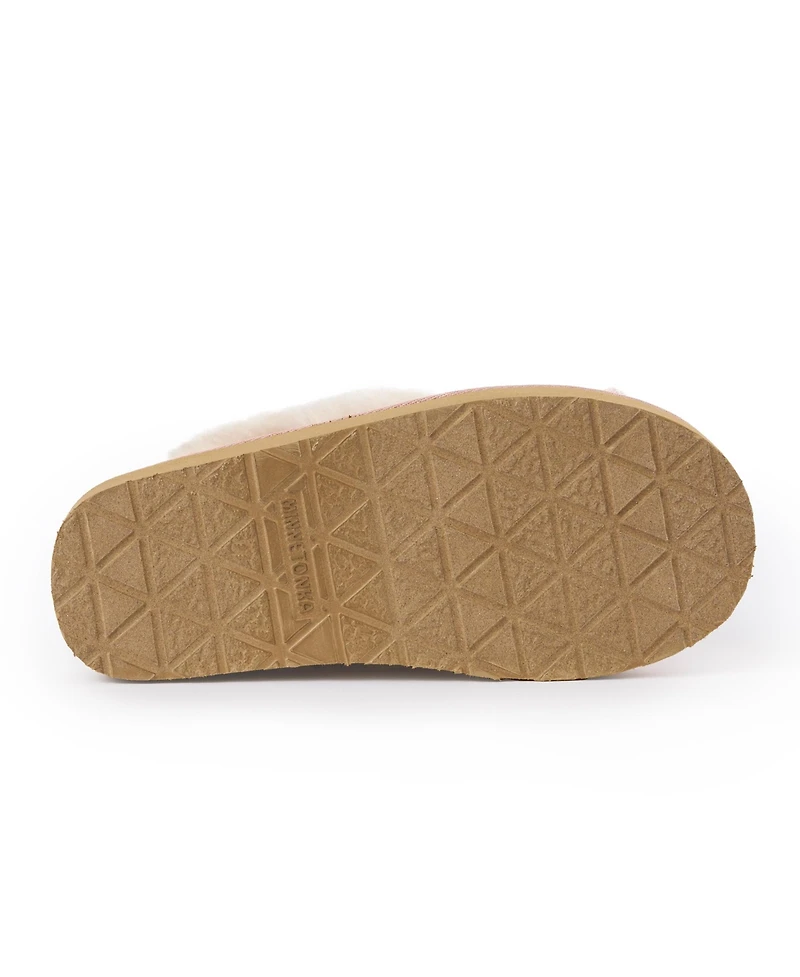 Minnetonka Women's Bowelle Scuff Sweater Knit Slippers
