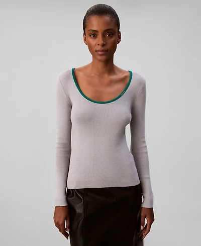 Calvin Klein Jeans Women's Long Sleeve Top