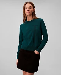 Calvin Klein Jeans Women's Monogram Logo Sweater