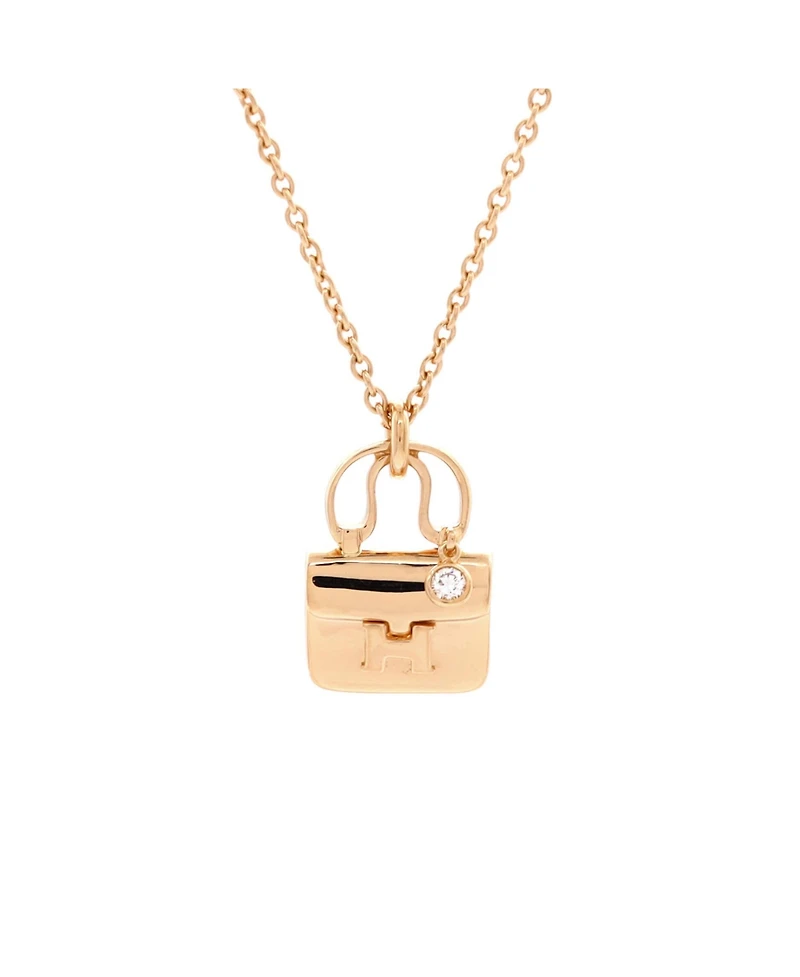 Pre-Owned Hermes Amulettes Constance Pendant Nm Necklace