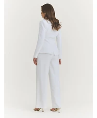 Six Stories Blake Tailored Wide Leg Pants
