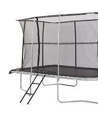 Jumpking 7ft x 10ft Rectangular Trampoline with Patented Safety Enclosure, Heavy-Duty Frame, and Powder-Coated Ladder