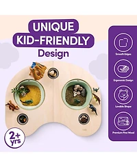 ComfyBumpy Sensory Table for Toddlers Sensory Bin Toddler Table for Indoor Play and Learning Activity Table for Boys & Girls