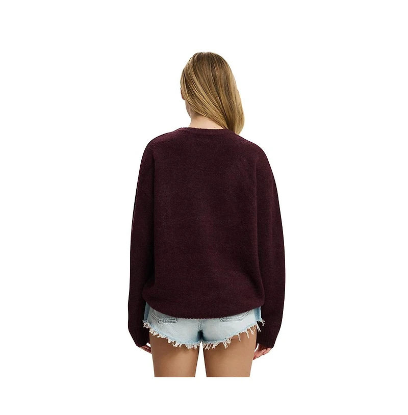 Cotton On Women's Luxe Crew Sweater