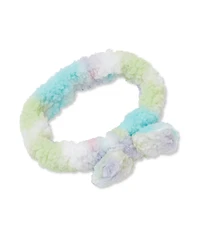 Lands' End Kids High Pile Plush Hooded Robe and Headband