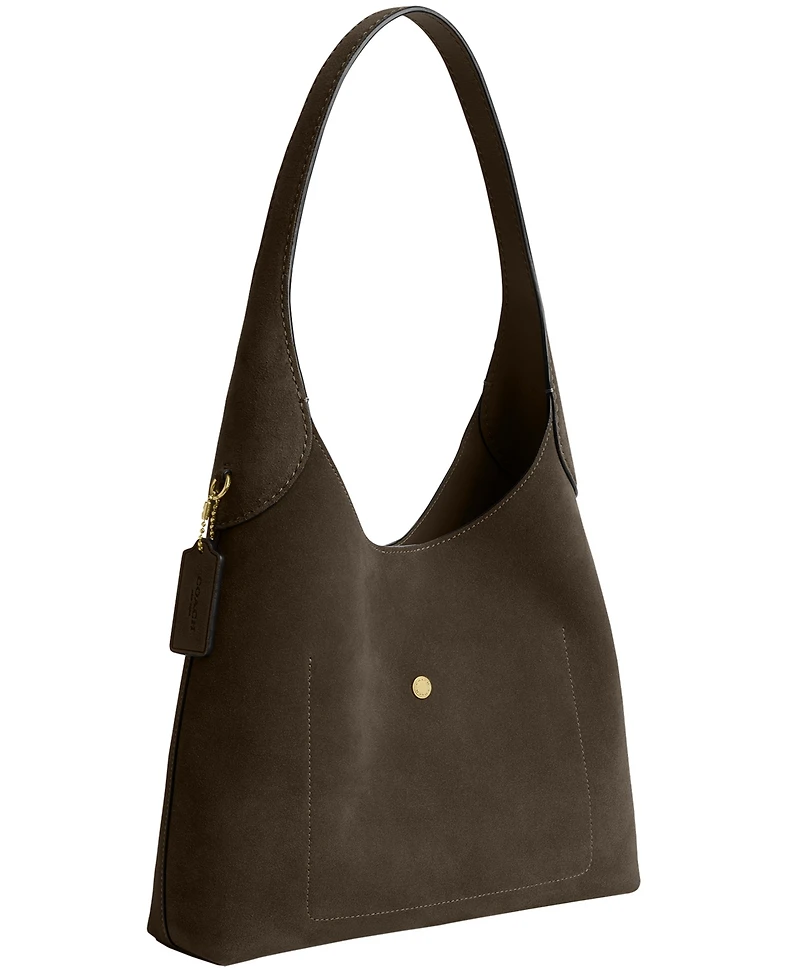 Coach Brooklyn Medium Suede Shoulder Bag 28