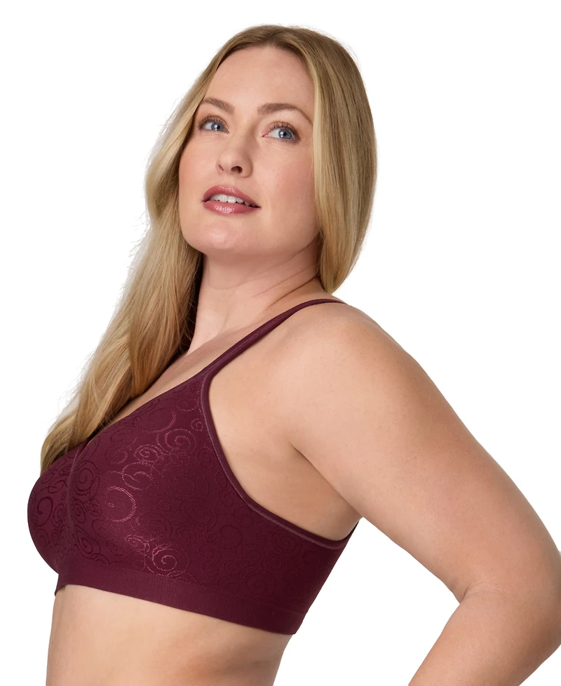 Bali Women's Comfort Revolution Shaping Wireless Smoothing Bra 3463