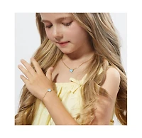 Anna Zuckerman Petit Love Bracelet in Sky Blue