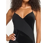 City Studios Juniors' Low-Back Panel Long Slip Dress