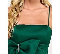 Emerald Sundae Women's Bow Applique Dress